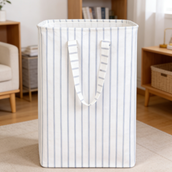 Independent Waterproof Laundry Basket with Reinforced Handle Suitable for Bedrooms, Bathrooms, and Laundry Rooms