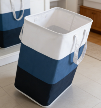 72L Independent Foldable Laundry Basket with Waterproof Lining and Handle